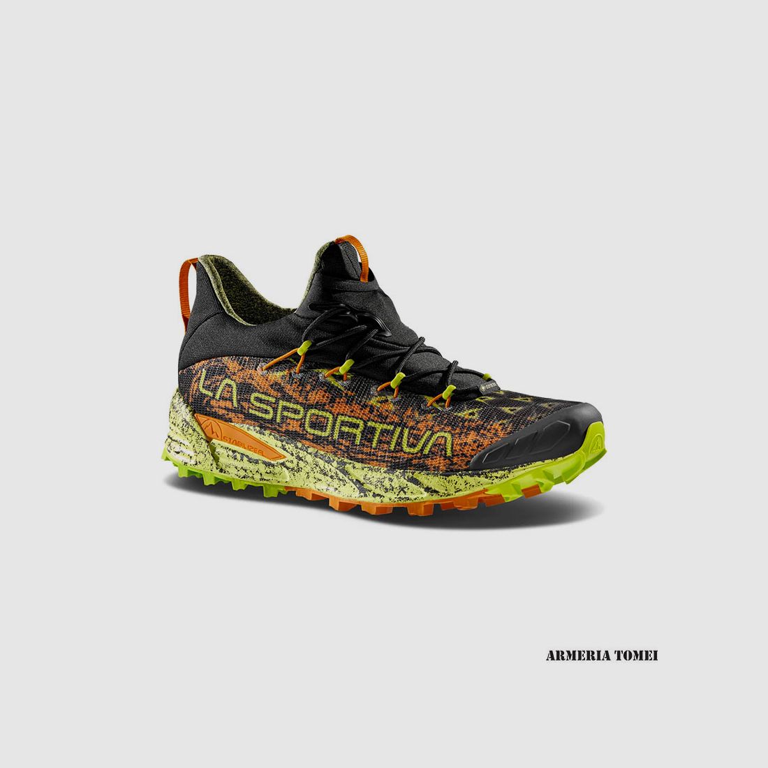 SHOES – MEN – LA SPORTIVA – TEMPESTA GTX Black/Hawaiian Sun, image 1 of 8