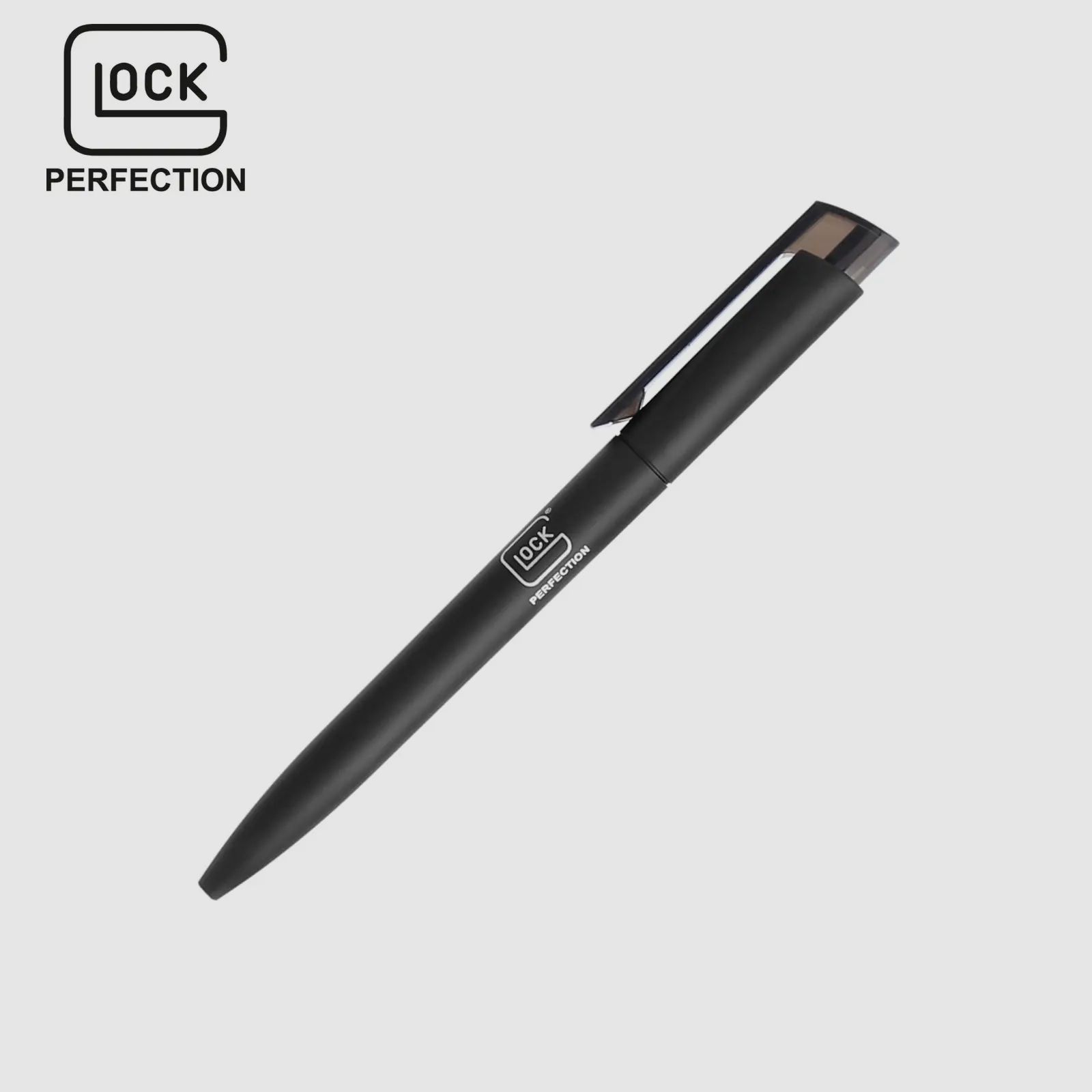 Glock Kugelschreiber „Perfection II“ – Schwarz – blaue Mine – 14 cm
