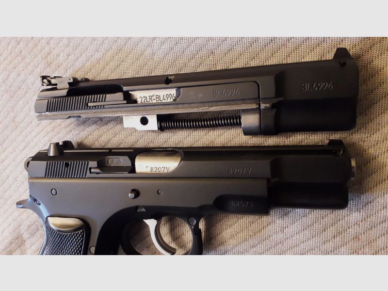 SL-Pistole CZ 75+WS **NEUWERTIG**