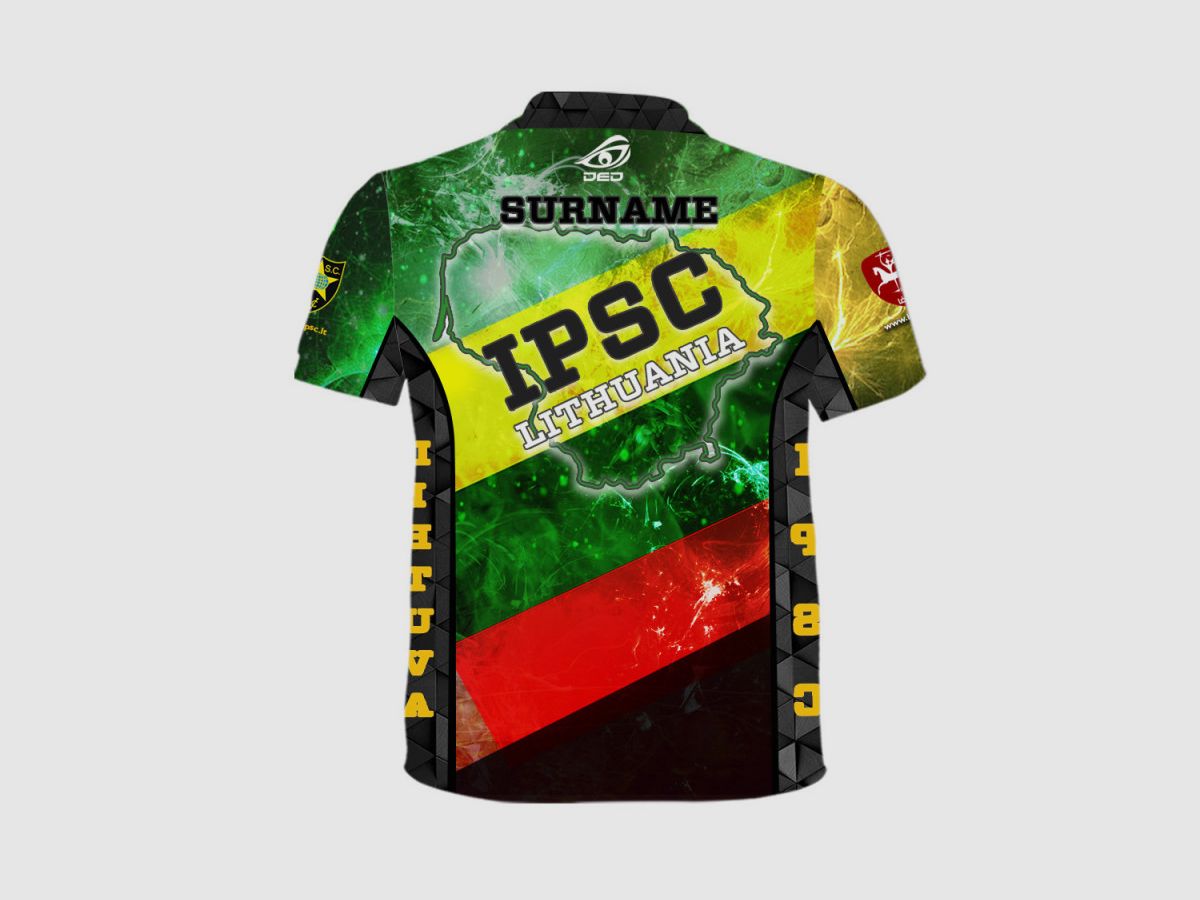 DED IPSC Lithuania T-shirt, size: 7XL, Custom Name: No Name, Clothes type: Regular (Men), image 2 of 3