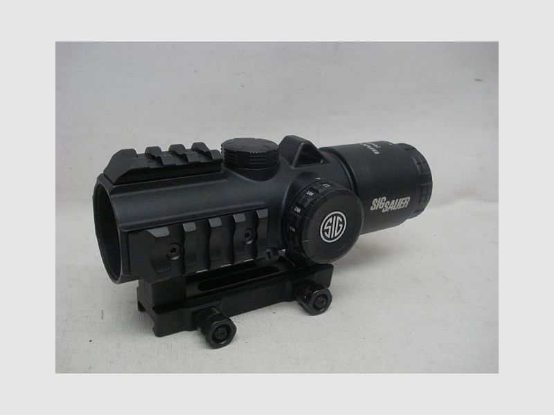 BRAVO3 Visor de batalla 3x24mm - negro 5,56-7,62 Caballo de hierro