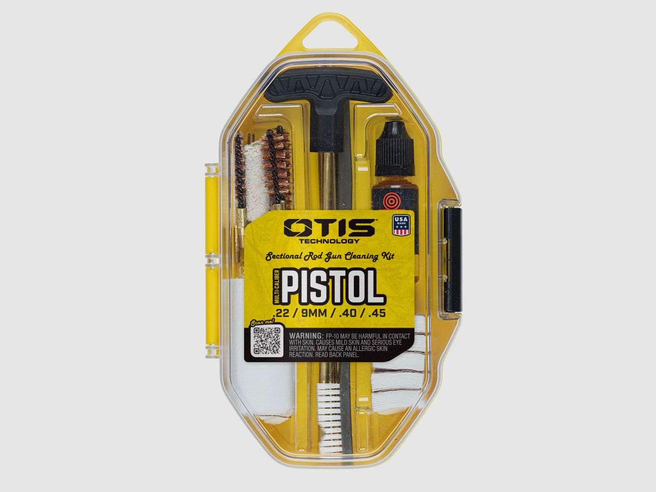 Set di pulizia Otis per pistola .22/9mm/.40/.45 incluso box di stoccaggio