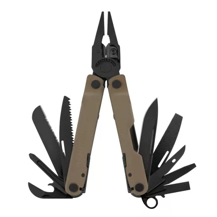 Multitool Leatherman REBAR COYOTE mit Nylonholster