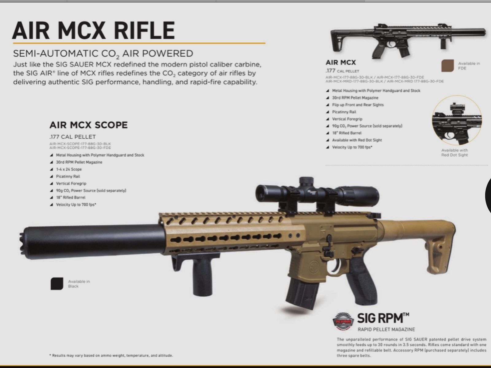 SIG SAUER – MCX – 4,5MM, immagine 1 di 6