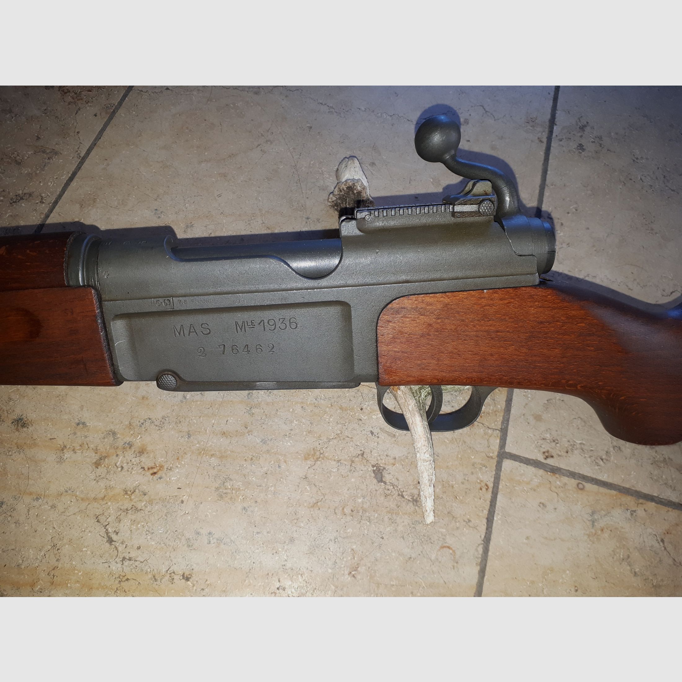 Modello MAS 1936, caricatore singolo, calibro 7,62x 54.