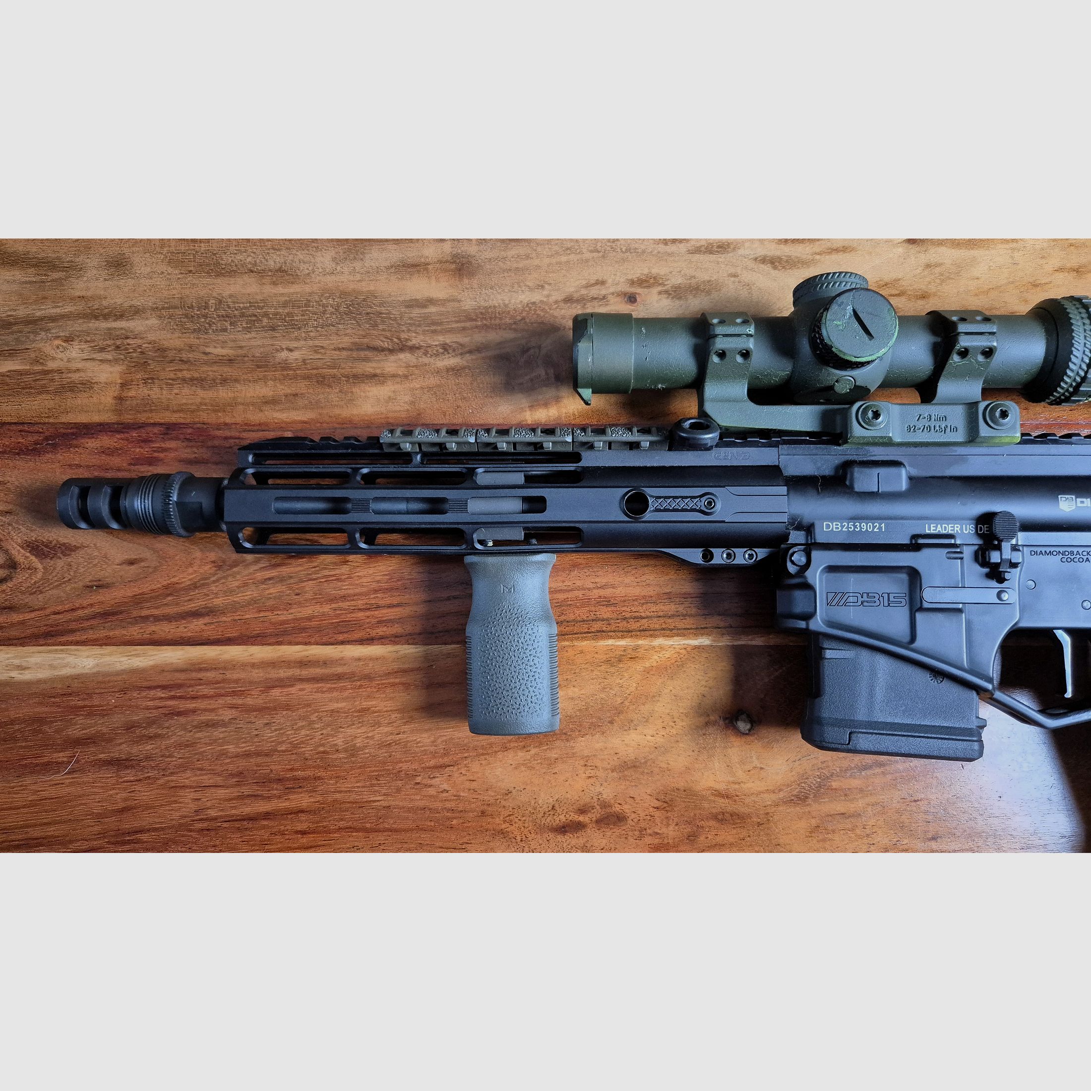 AR15 Diamondback DB15 300 AAC Blackout 10" Magpul OD green Tuningwaffe