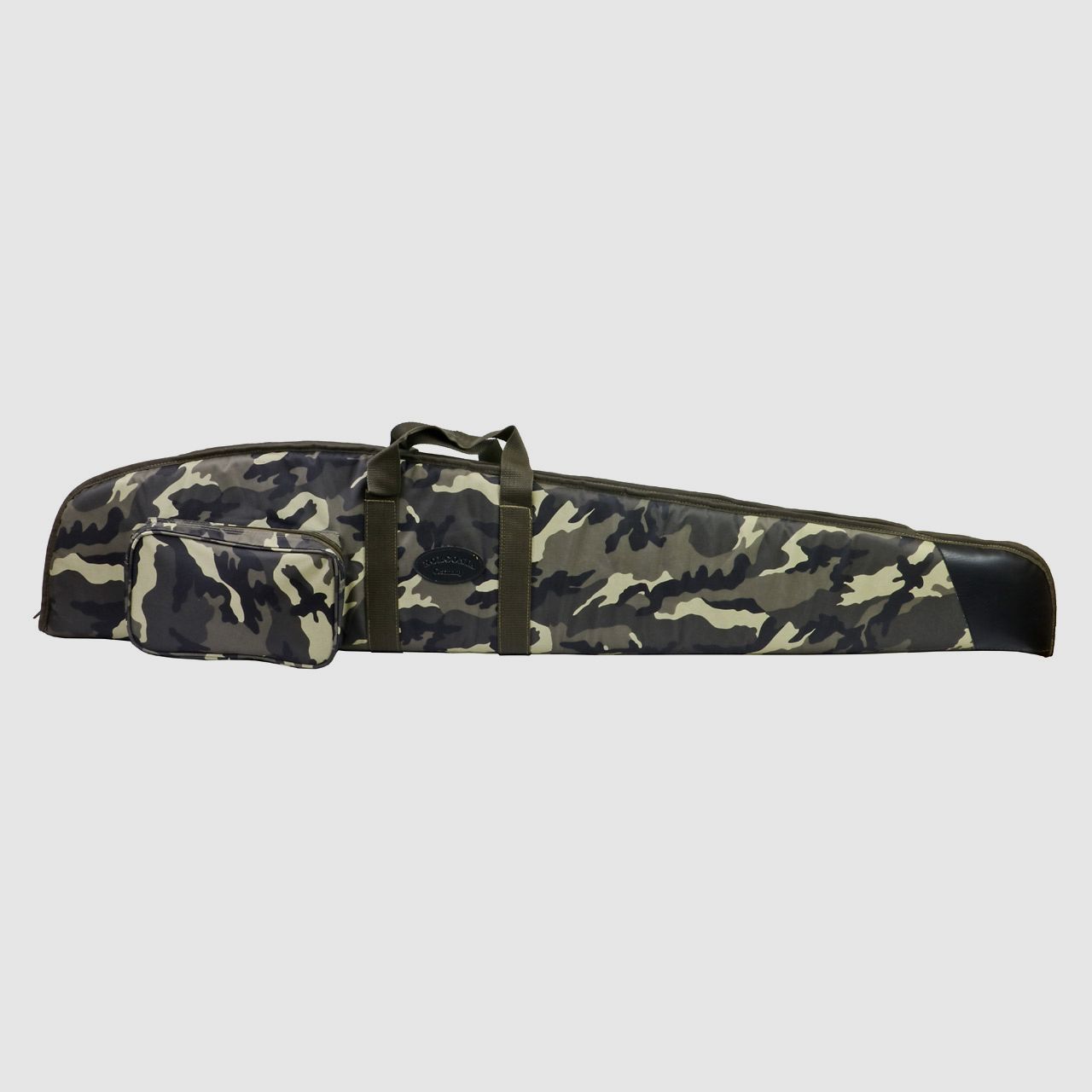 Gewehrfutteral Norconia RN125, camouflage, 120 x 20 cm, Nylon, mit Seitentasche