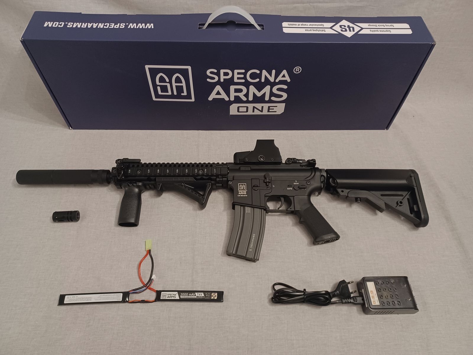 SA-A03 ONE carbine Assault replica / LPV / 6 mm BB / Airsoft / Sturmgewehr / OVP (165)