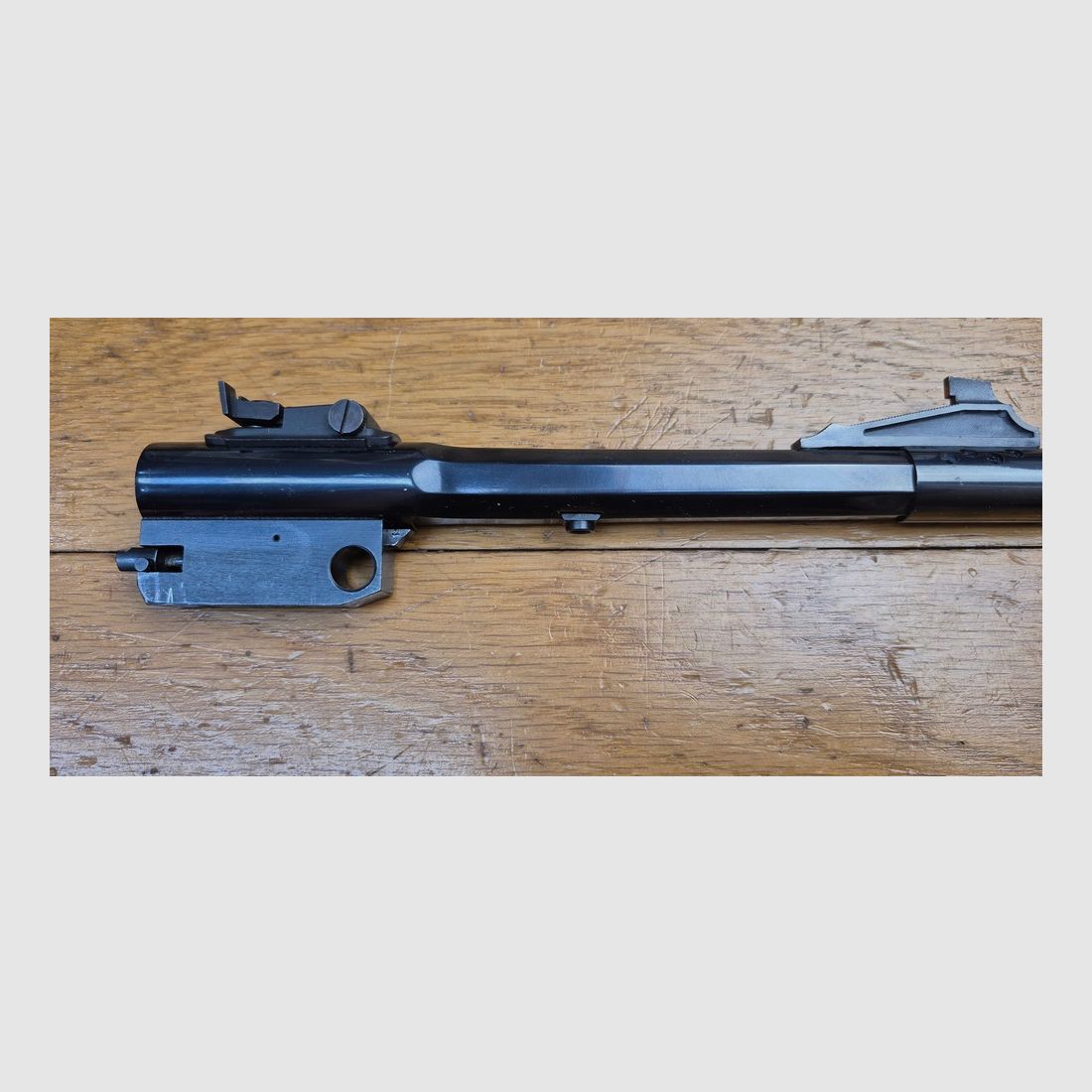 Sehr schöner Lauf für Thompson Center Pistol – Modell Contender – 8 Zoll Lauf – Seltenes Kaliber 45 Long Colt / 45LC UND Kaliber 410! – Waffen von Rochester – Wunderschöner oktagonaler Lauf mit prächtigen Zügen – 100% Brünierung – Schönes Stück für Training, Präzision und …. Spaß! – TBE++, Bild 21 von 23