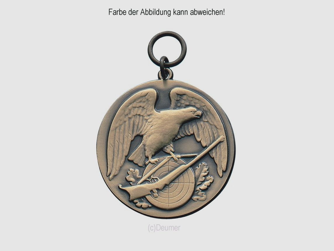 Medaille Adler, orig. Deumer vergoldet, 39mm