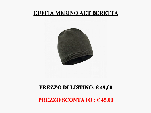 Beretta – Merino Hoofdtelefoon ACT Groen