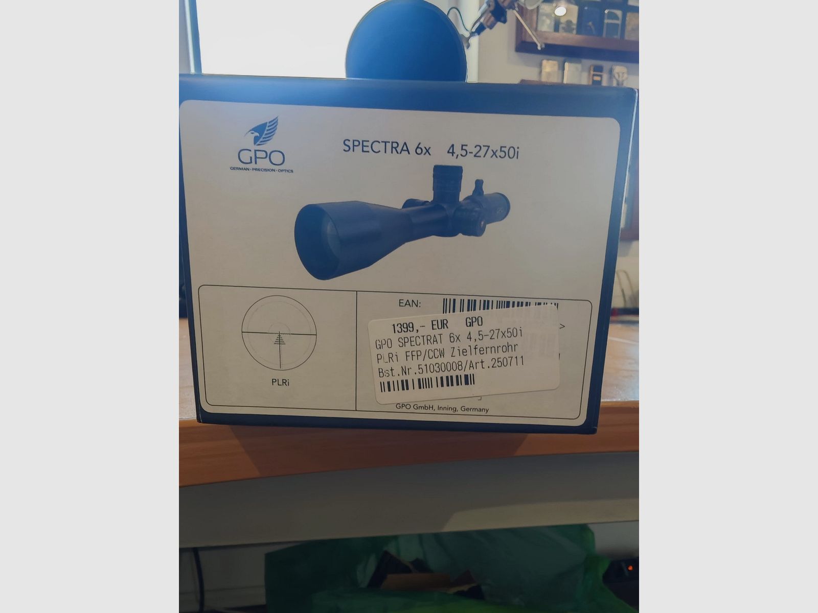 GPO Spectra 6x 4,5-27x50 Absehen PLRi