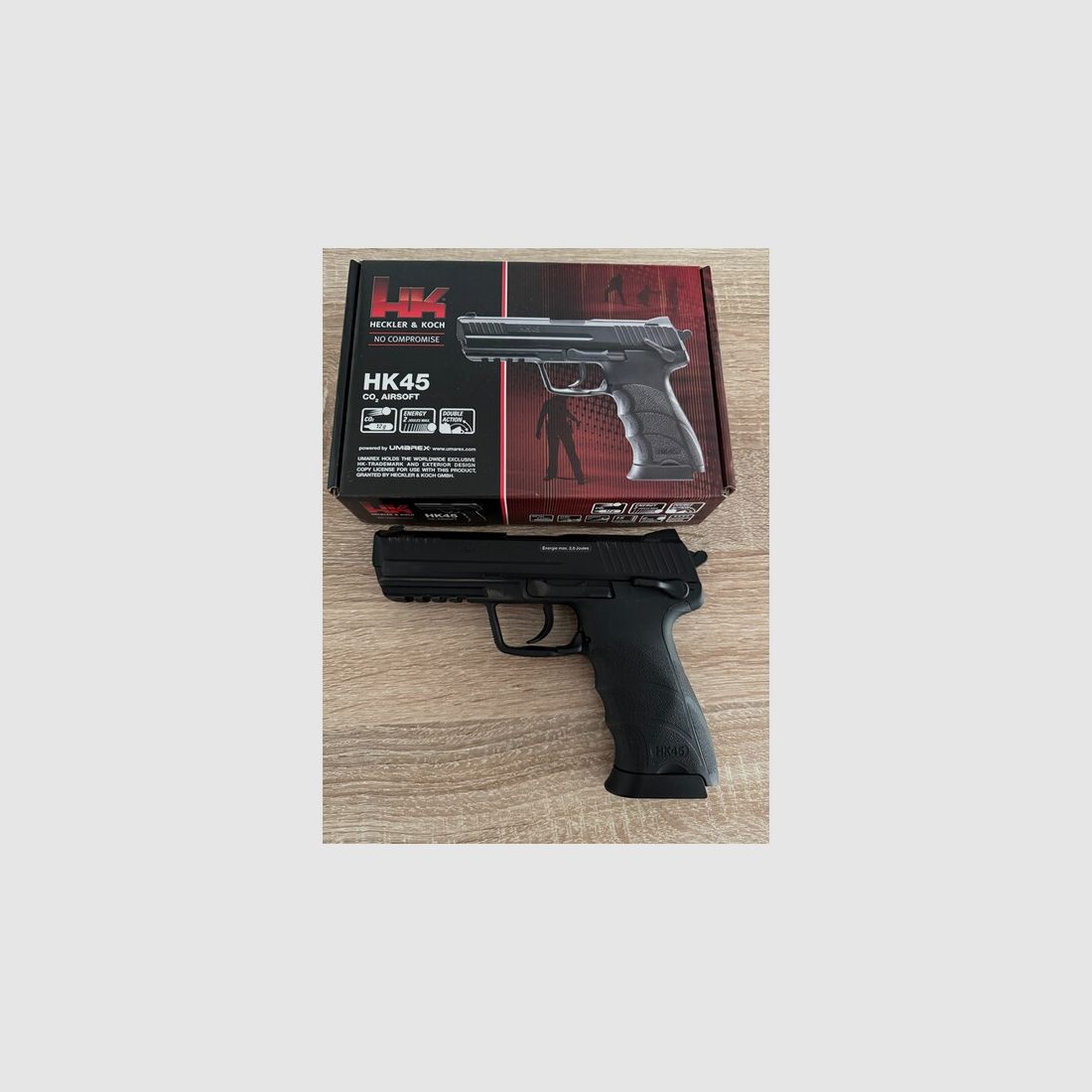 CO2 Pistole HK 45 6mm Airsoft