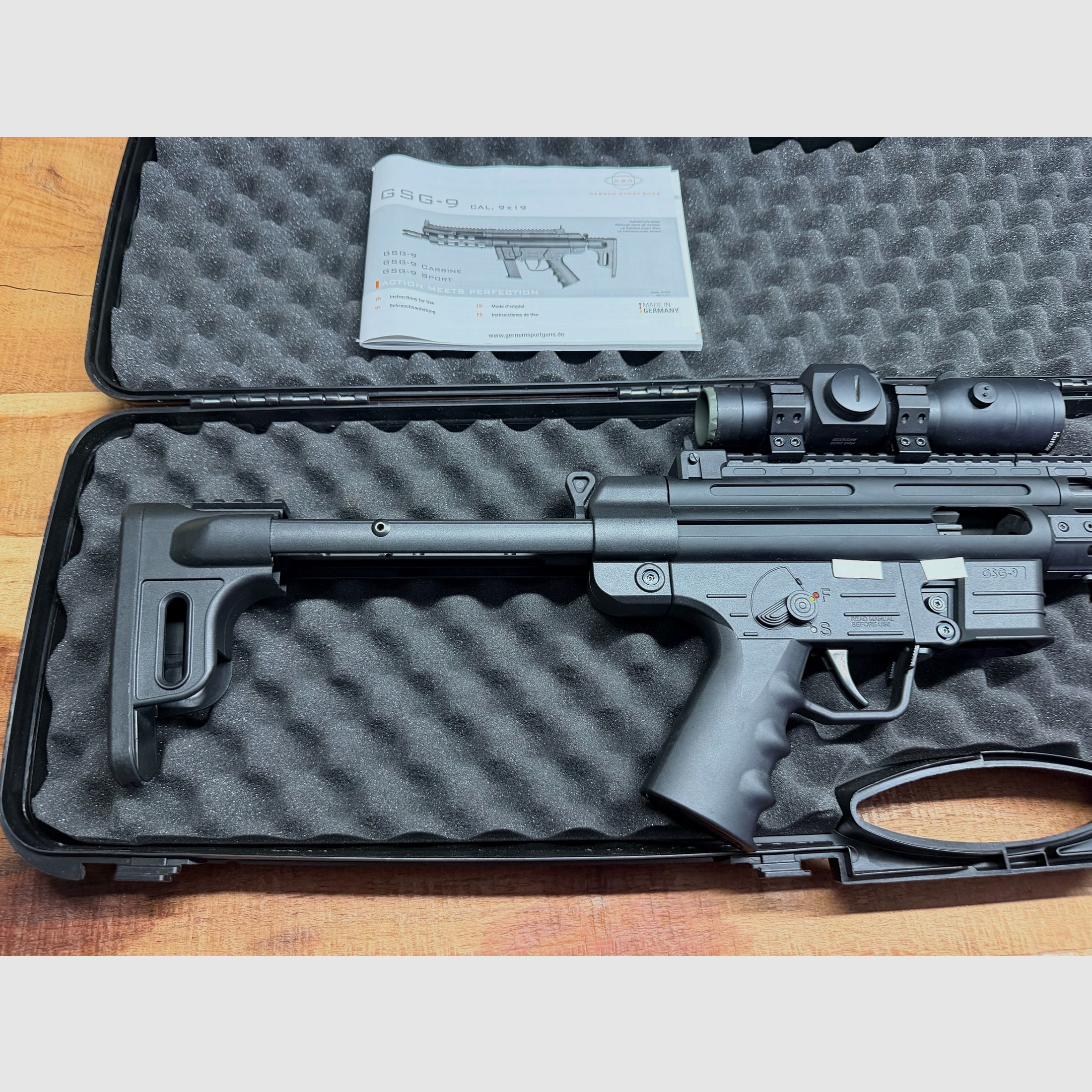 German Sport Guns Selbstladebüchse GSG-9 mit Hunter Rotpunkt, Bild 6 von 8