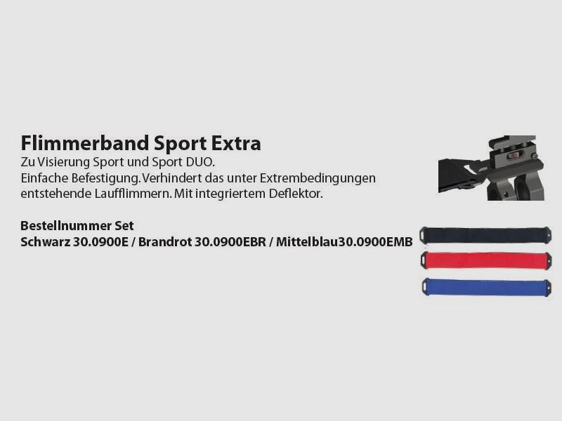 Flimmerband Wyss Waffen Sport Extra Stgw57 (Set) - brandrot