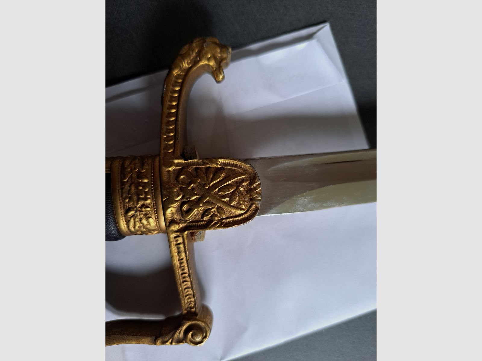 Sable de cabeza de león original, Primera Guerra Mundial