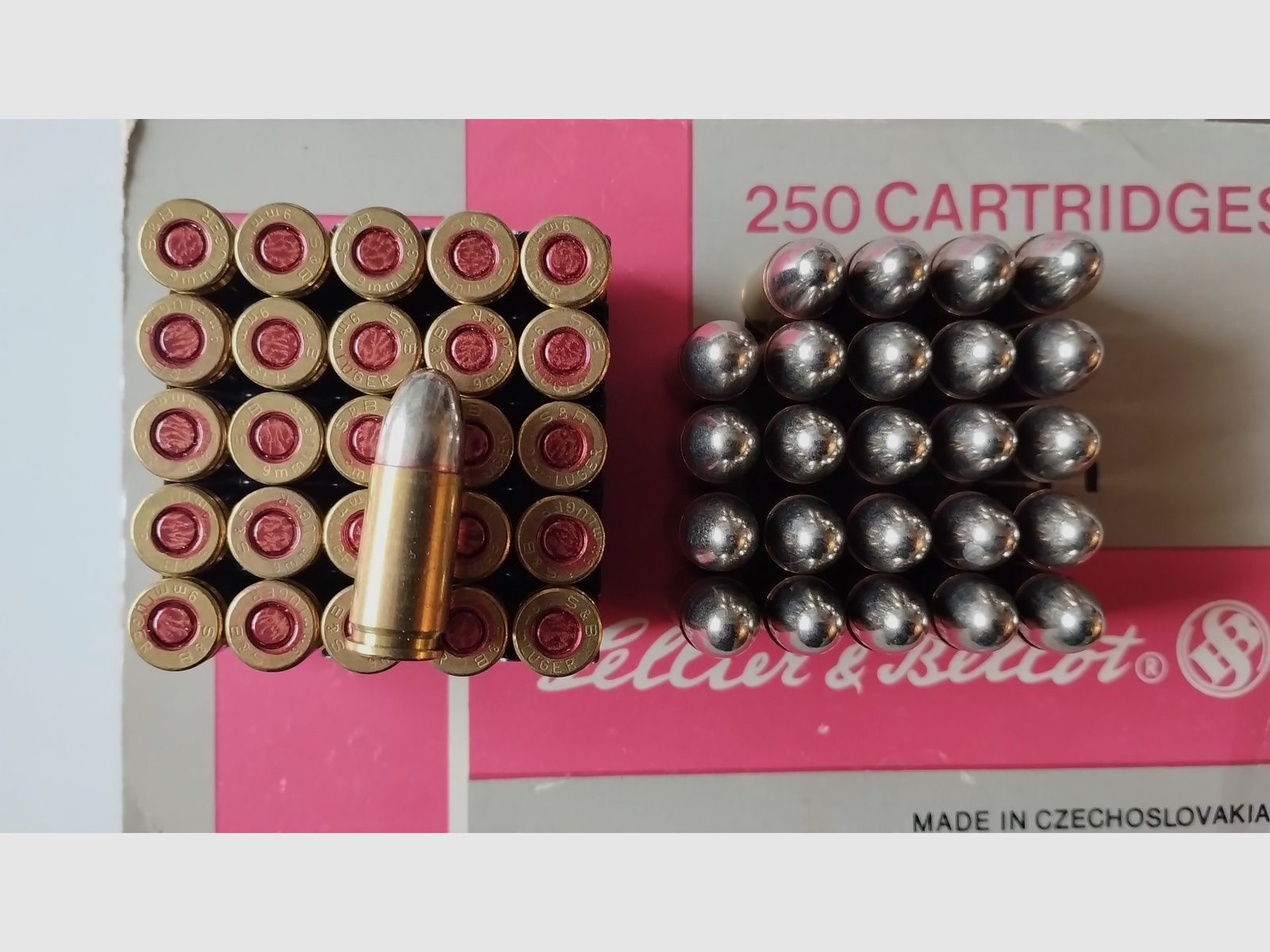 9mm Luger S&B pełnopłaszczowe 425 nabojów