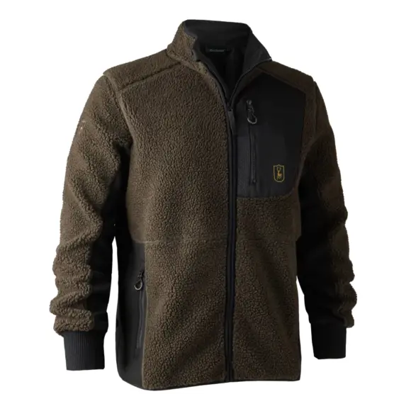 Veste Polaire Molletonnée Deerhunter Rogaland Fiber Pile Marron