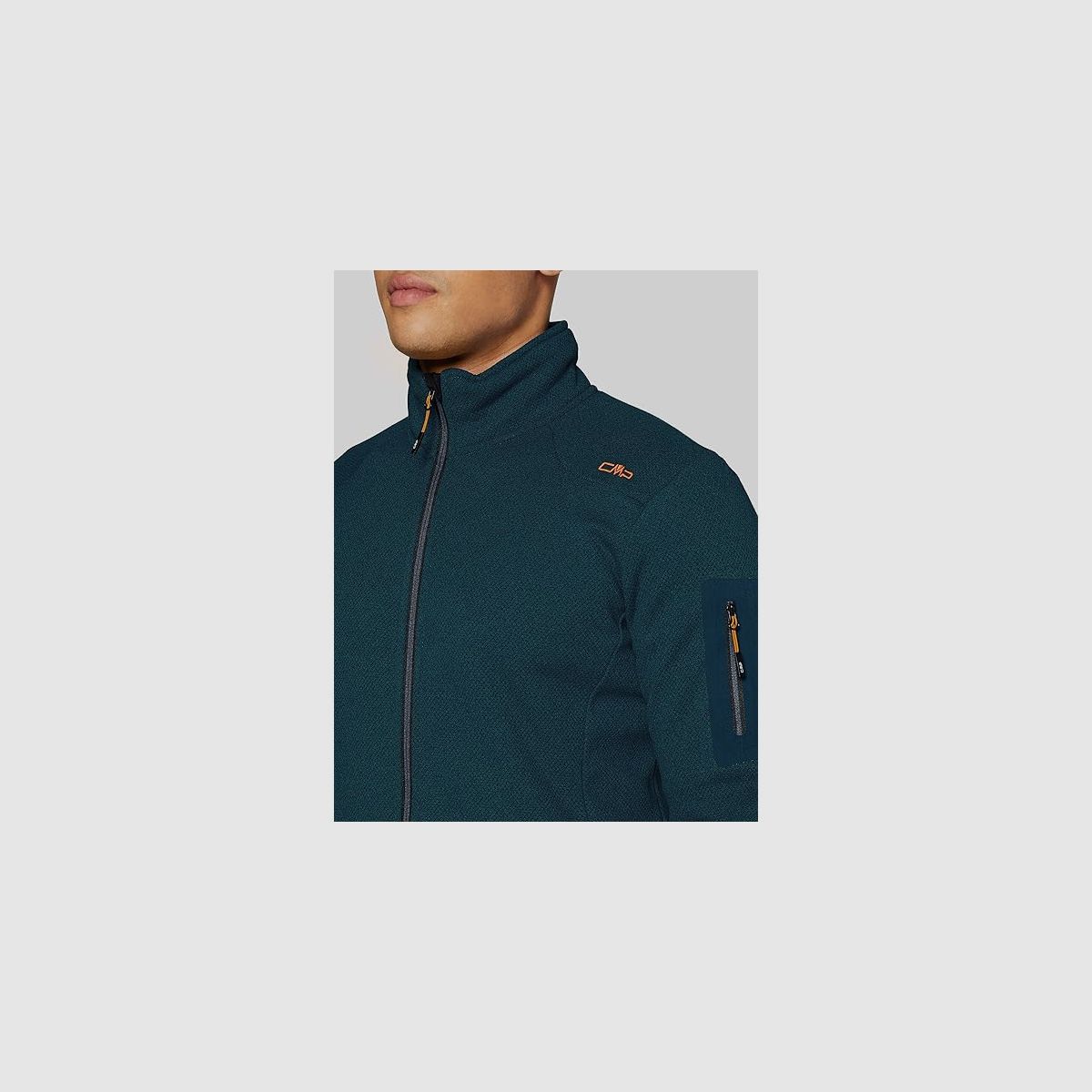 CMP Herren-Fleece Jacquard-Knit-Tech Grün