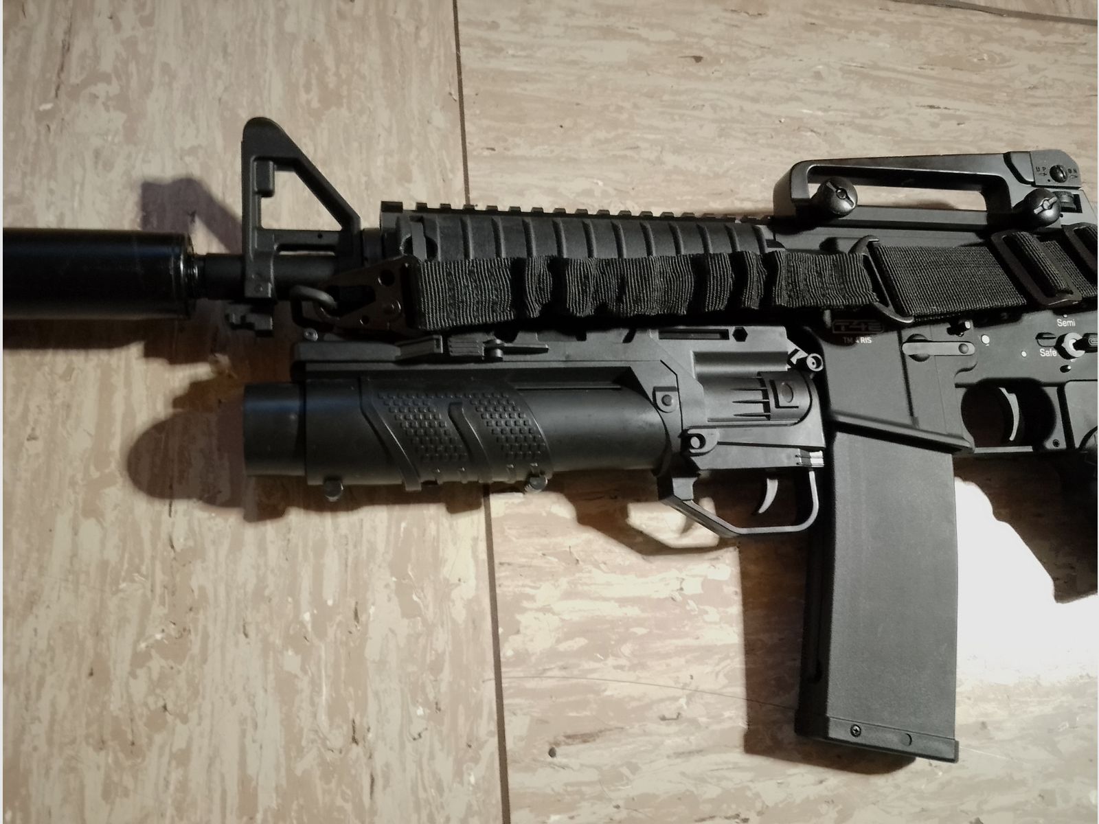 7mm Gel Kugel Granatwerfer werfer 20mm Rail m4 m16 ar15 tm4 ris sturmgewehr usw Universal