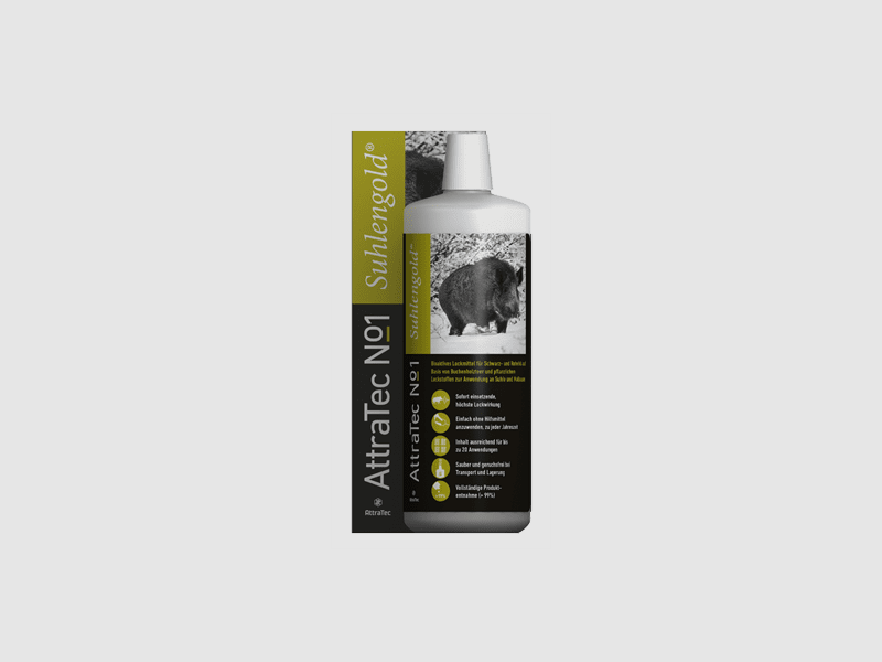 AttraTec No 1 Suhlengold 1 kg, Lockmittel Schwarzwild + Rotwild