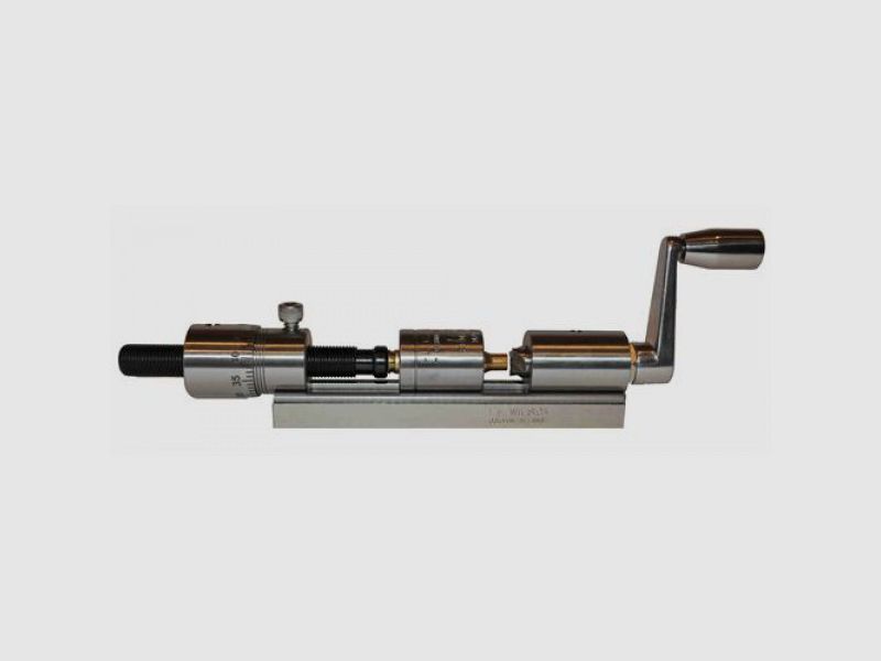 L.E Wilson Stainless Case Trimmer with Micrometer Adjust Stop, Bild 2 von 2