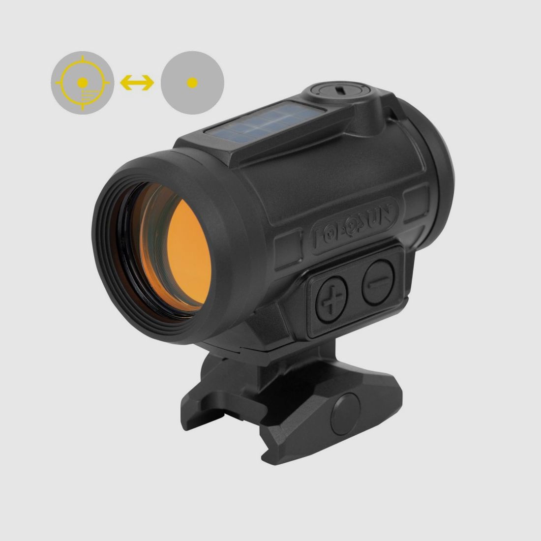 Holosun Reflexvisier ARO-EVO-SPR-GD mit goldenem Wechselabsehen: 2MOA Dot & 65MOA Circledot oder SPR-2MOA Dot & SPR-65MOA Circledot, Bild 1 von 9