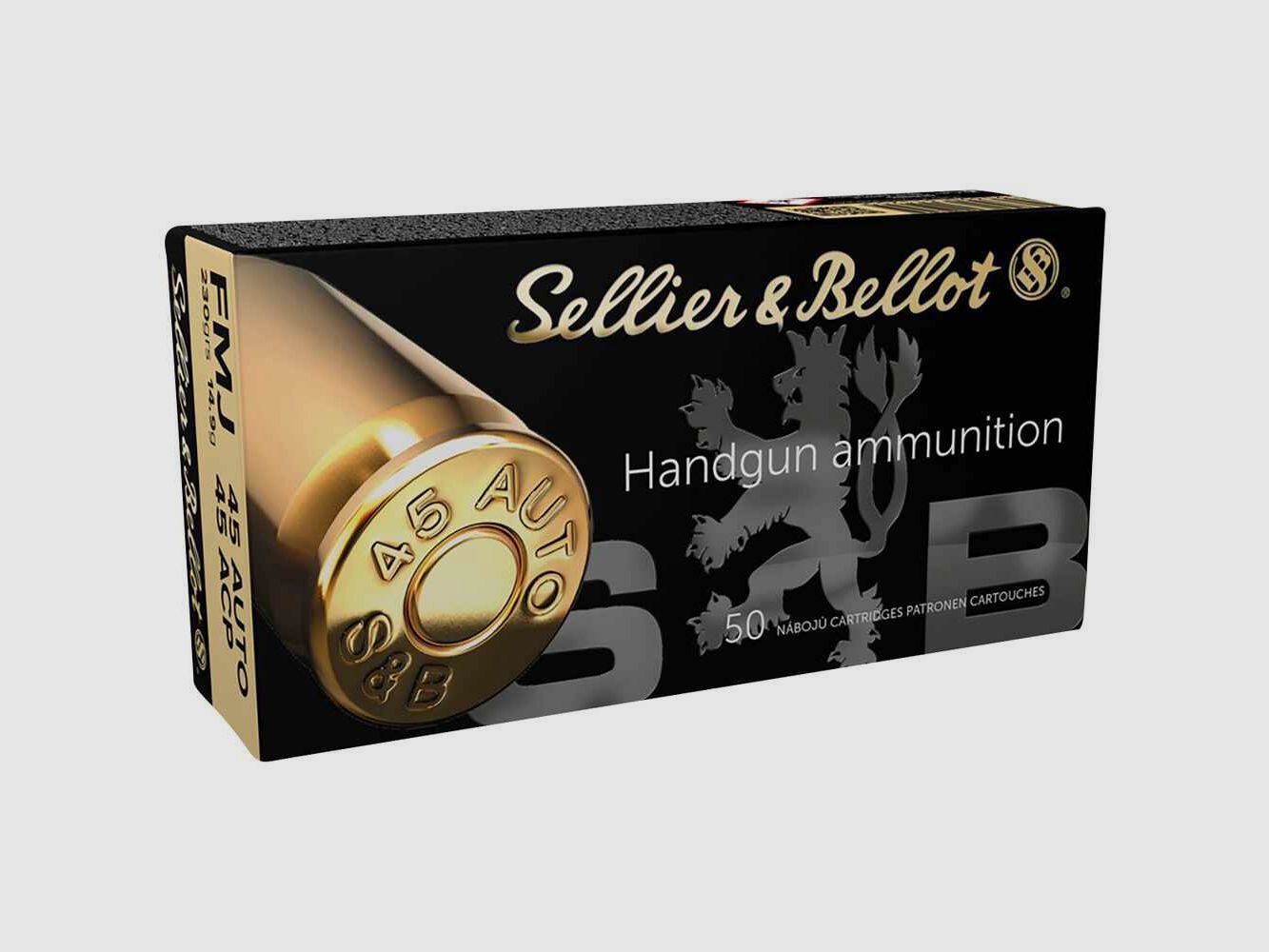 .45 ACP Vollmantel 14,9g/230grs. Sellier & Bellot