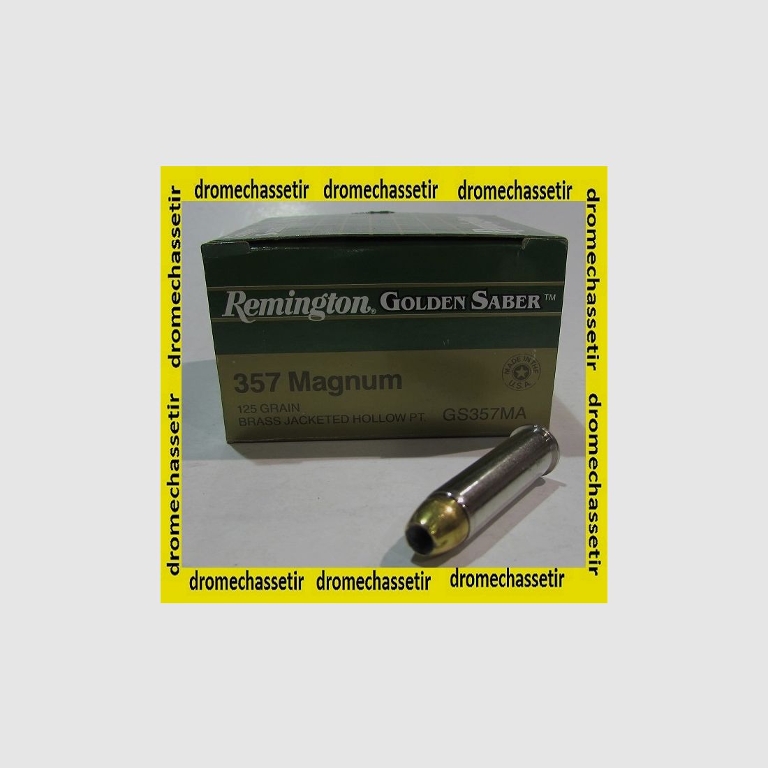 Box mit 25 Patronen 357magnum, Golden Saber 125 grains Hollow Point