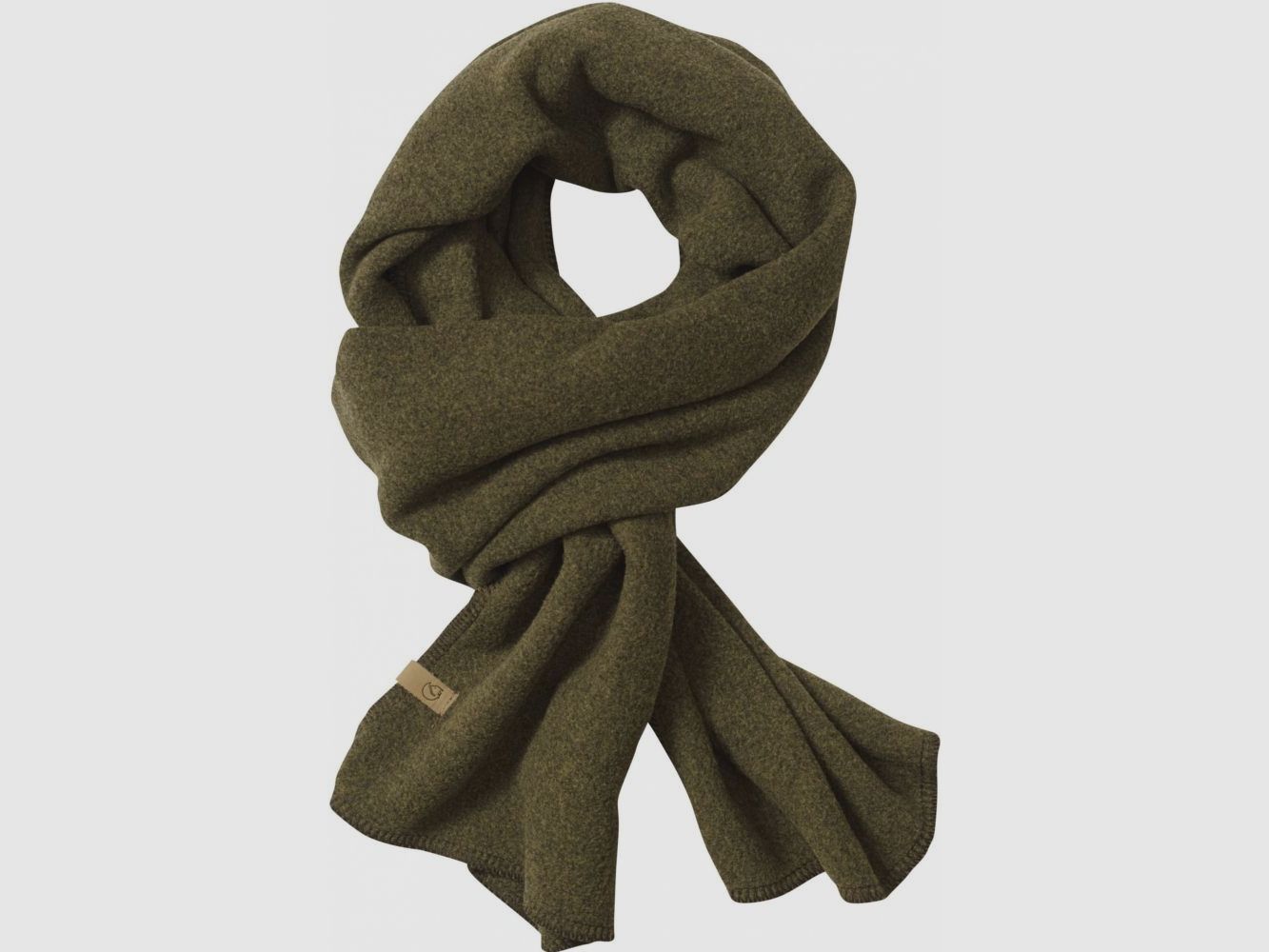 Fjällräven Fleece Sjaal Lappland | dark olive, afbeelding 2 van 2