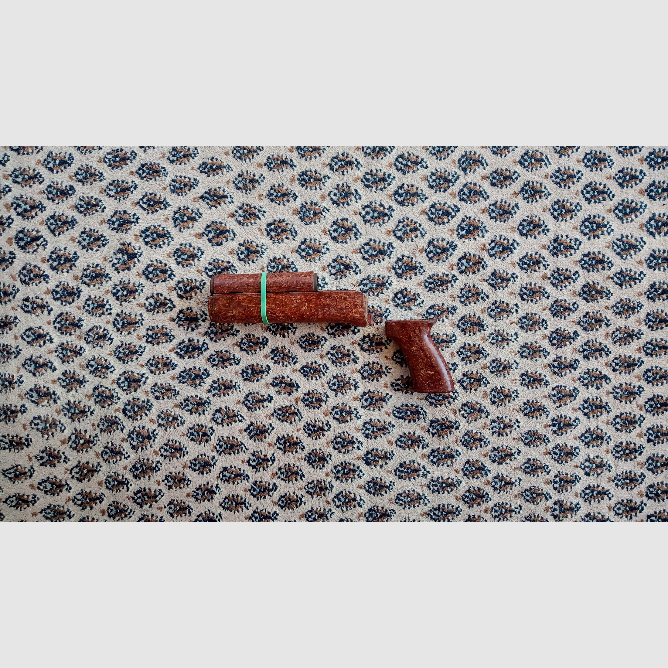 Original VZ.58 "Beaver Barf" Bakelit Handschutz und Griff / auch geeignet für CSA Sporter / Set #4