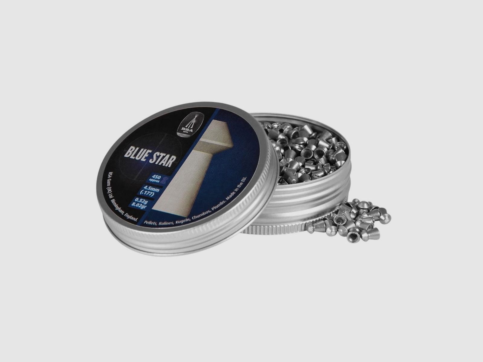 BSA Bluestar Troncoconici 4,50mm 0,52/8,02gr (450 Stk)