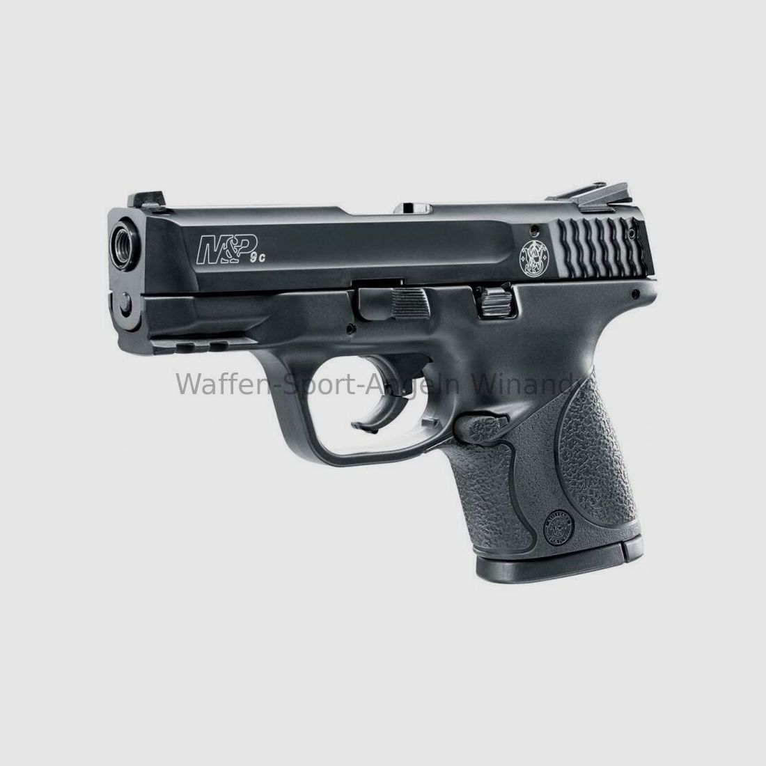 SMITH & WESSON	 M&P 9c black 12+15 schüssig 9mm P.A.K. incl. 2 Magazinen