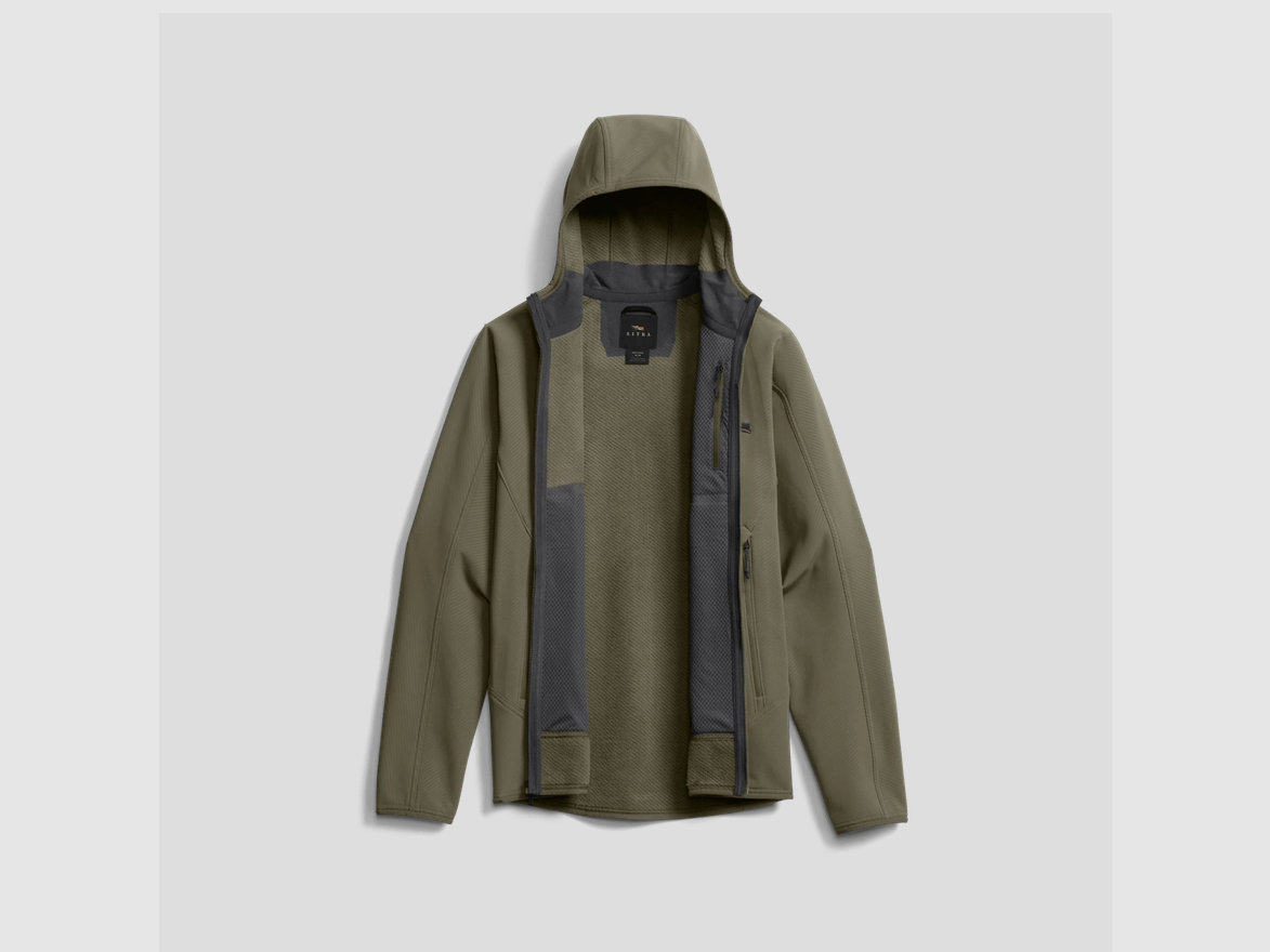 SITKA Alpha veste polaire à capuche - Dark Green Sage, image 2 sur 2