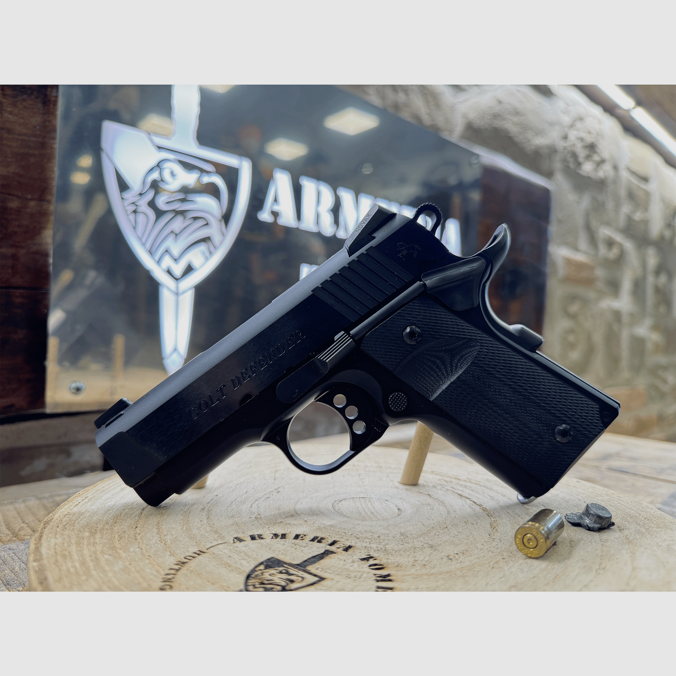 USED – PISTOL – COLT DEFENDER 9 LUGER 3" -BLUED, image 1 of 5