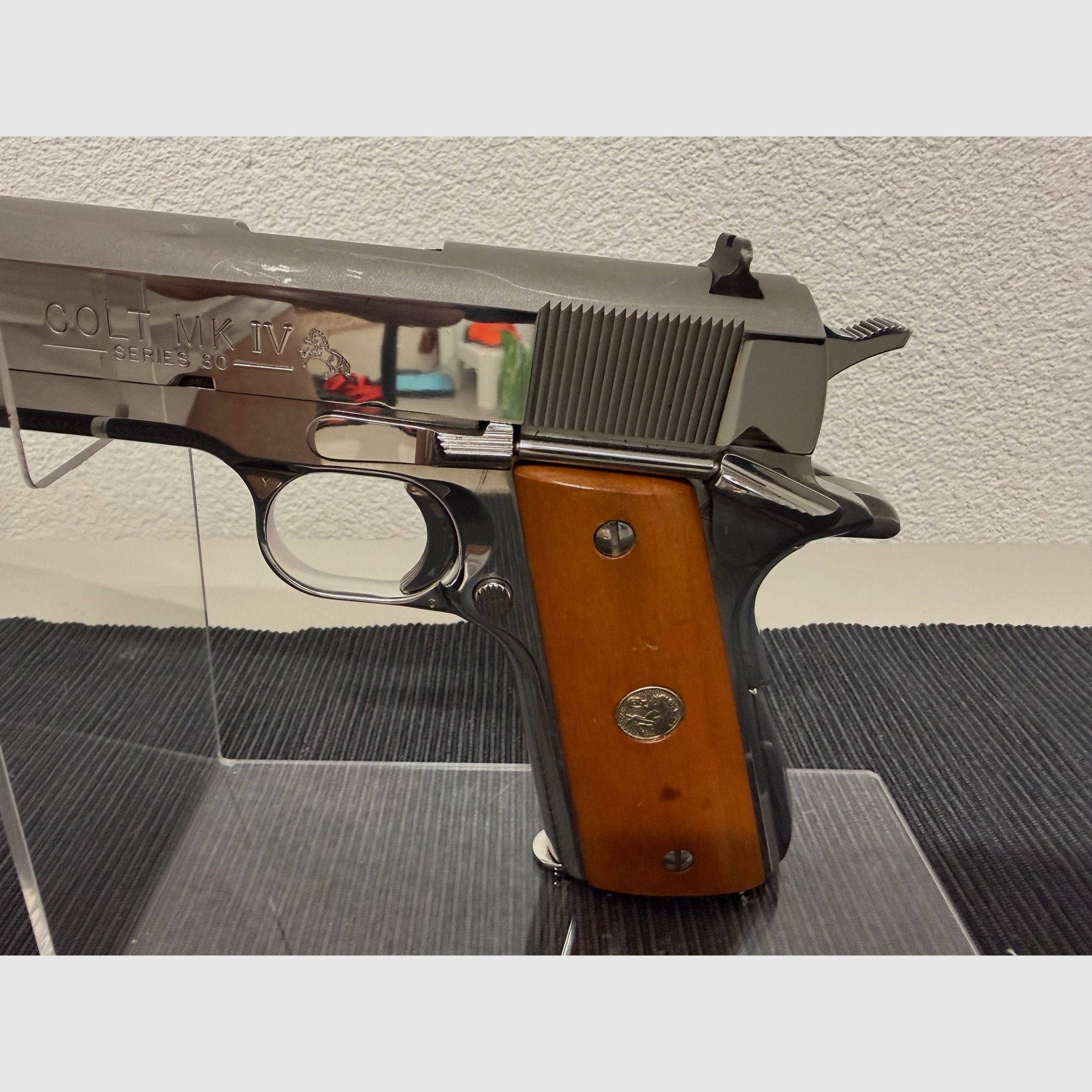 Colt MK IV Series 80 1911 Government in Chrom Kaliber .45Auto  ACP sehr selten!