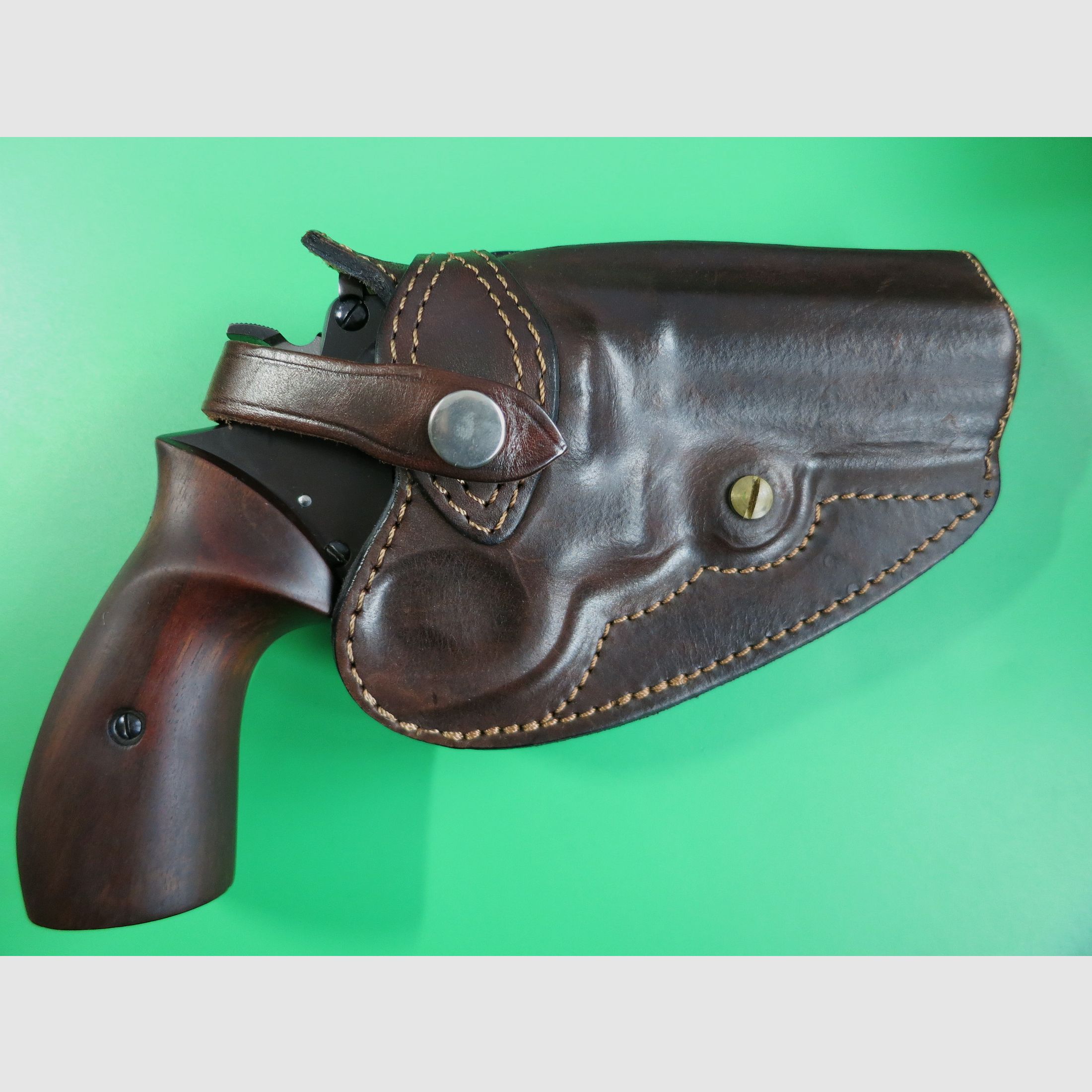 The best! Heerlein exclusive belt holster, .357 Magnum, 4", e.g. for Korth "Profi