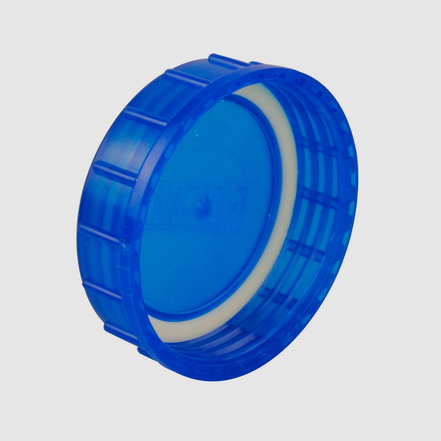 Screw cap and seal, blue, image 2 of 4