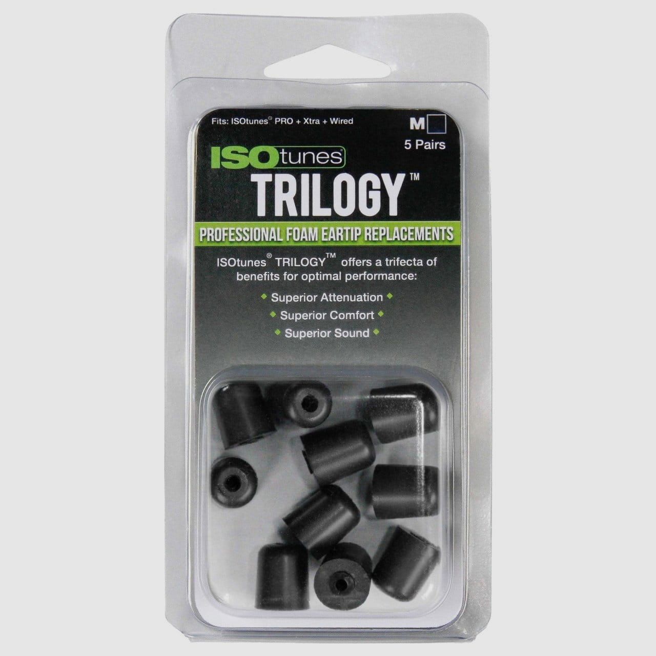 ISOtunes Trilogy Tapones para los Oídos de Repuesto