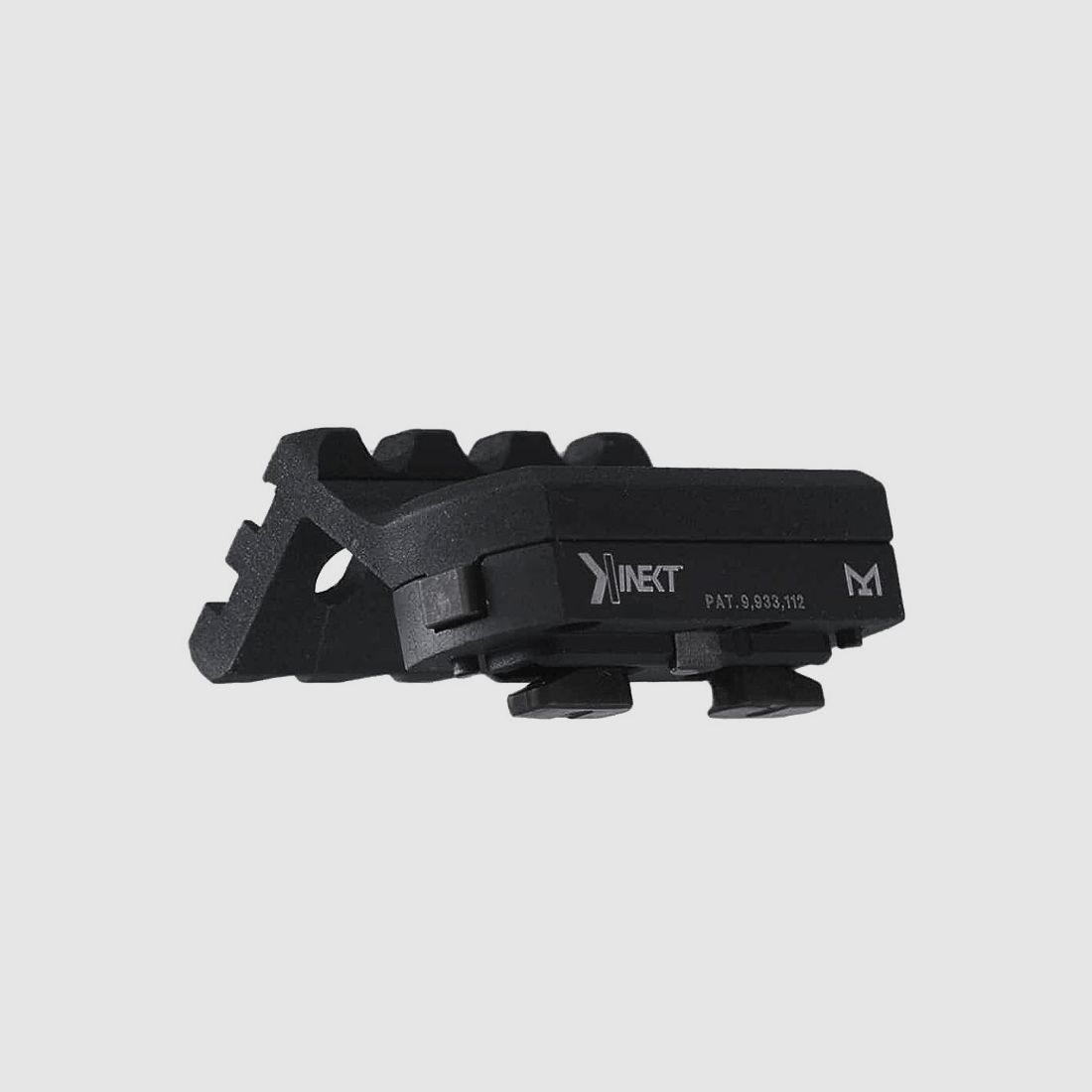KDG Kinect M-LOK Offset Mount with Picatinny 3 Slots Black
