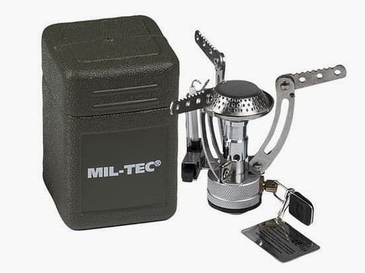MIL-TEC Gaskartuschenaufsatz - Spider mit Behälter
