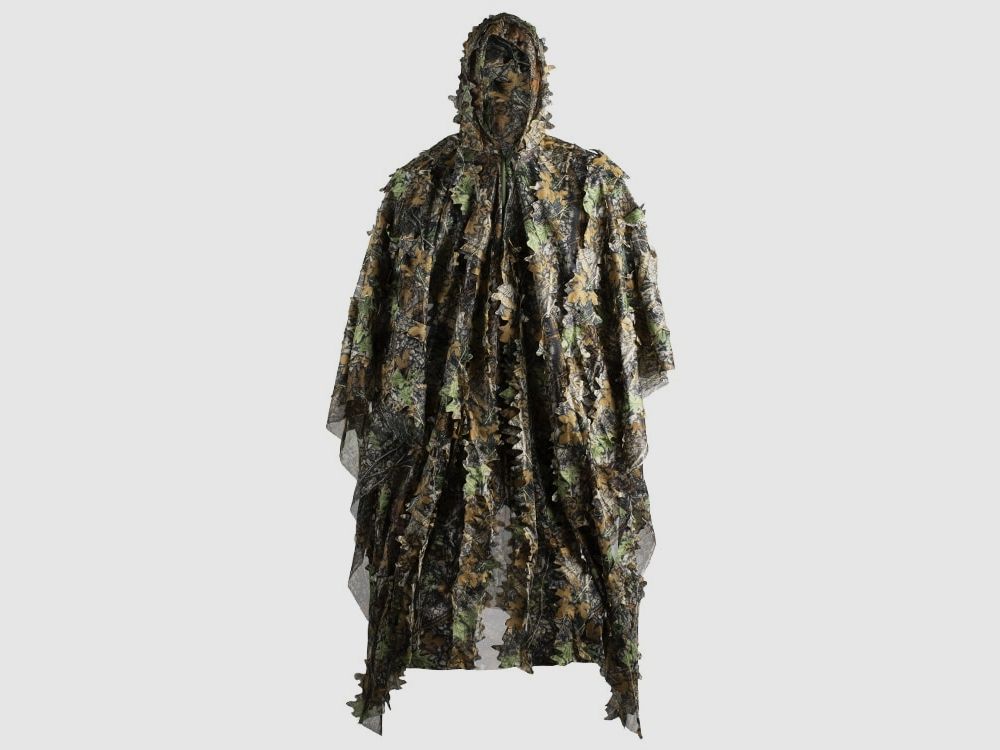 DELTA SIX 3D Realtree Camo Poncho / Traje de camuflaje Scharfschtzen (tamaño universal)