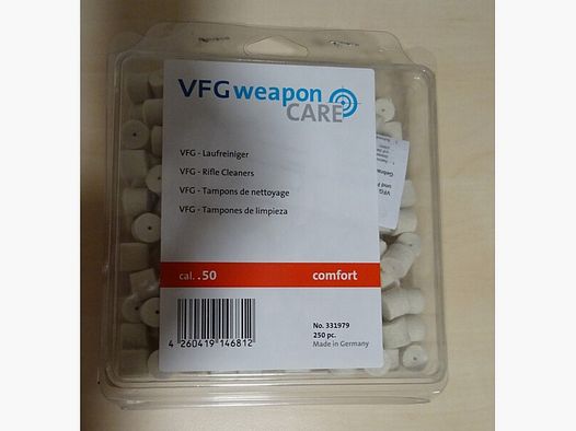 VFG Laufreiniger, cal.50, confort, 250 Stück