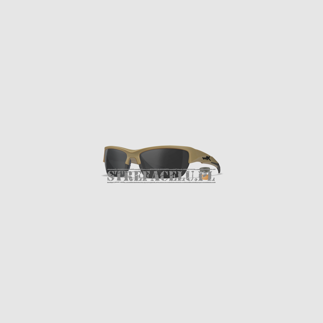 WileyX Valor 2.5 Bril Grey / Clear / Light Rust / Matte Tan Frame CHVAL06T