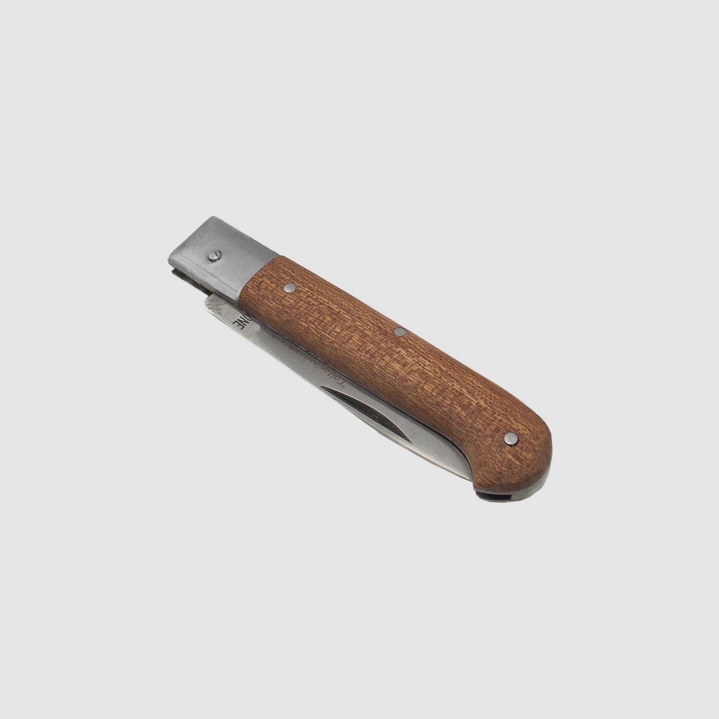 Caltagirone-Messer mit Holzgriff, satinierte Kohlenstoffklinge 20 cm, Bild 2 von 2