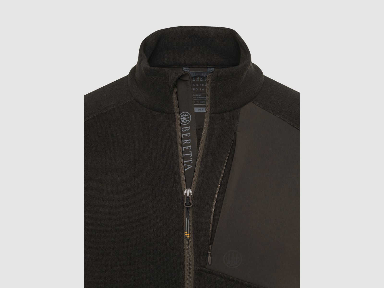 BERETTA Abisko Full Zip Thermofleece-Jacke Brown Bark