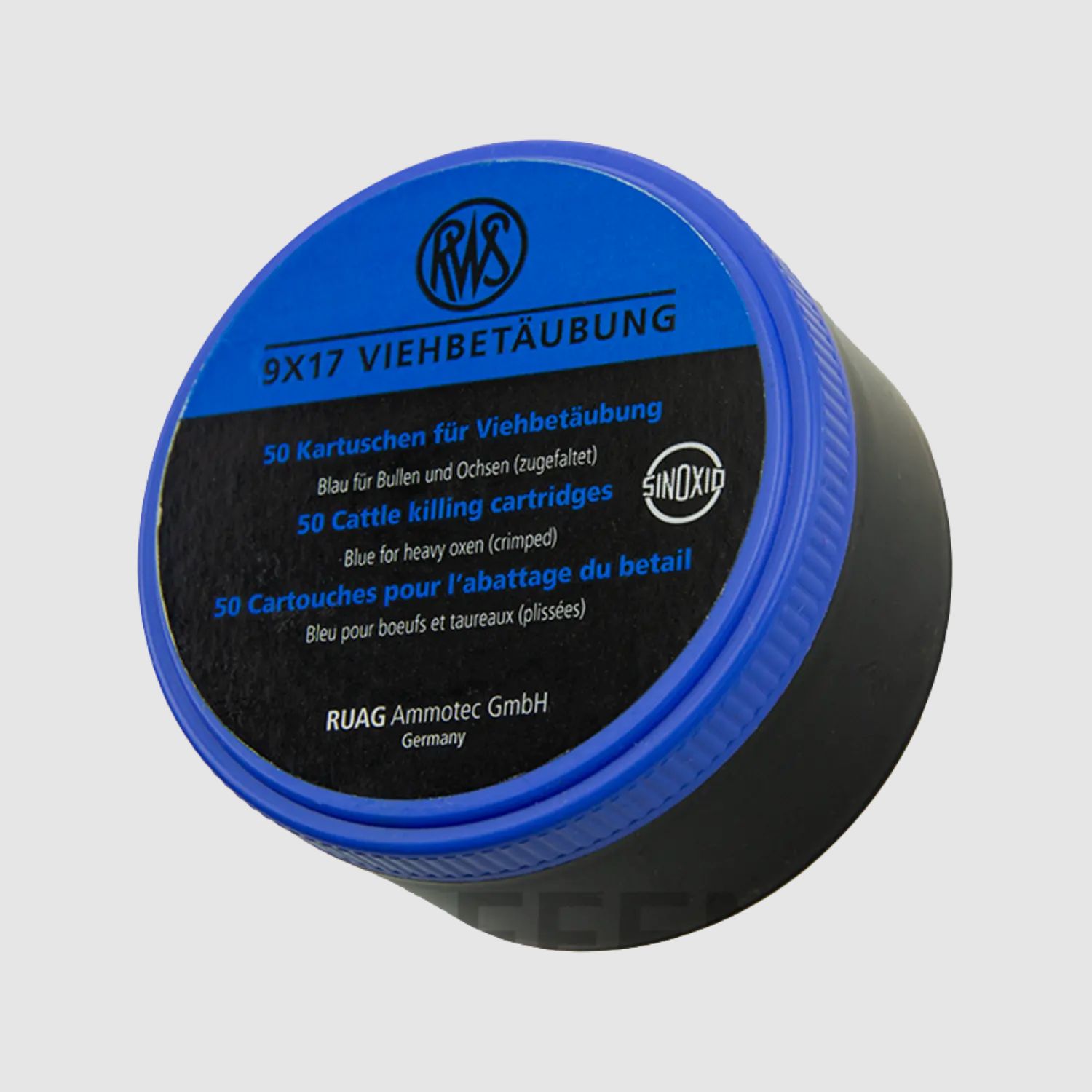 Kerner Viehbetäubungspatronen BLAU Kaliber 9x17