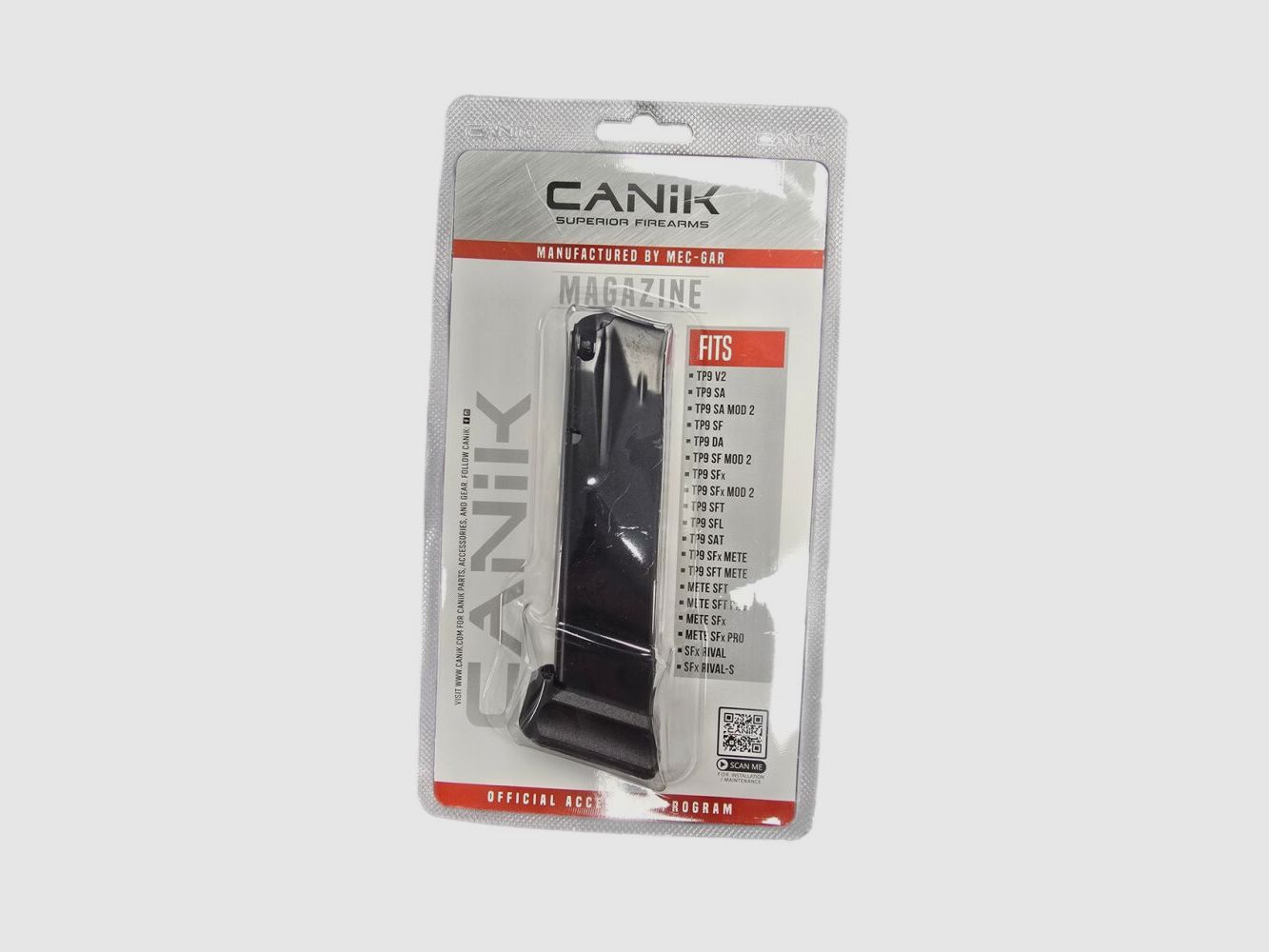 Revista de repuesto para pistolas Canik 9mm 15+3 9mm Luger disponible de inmediato