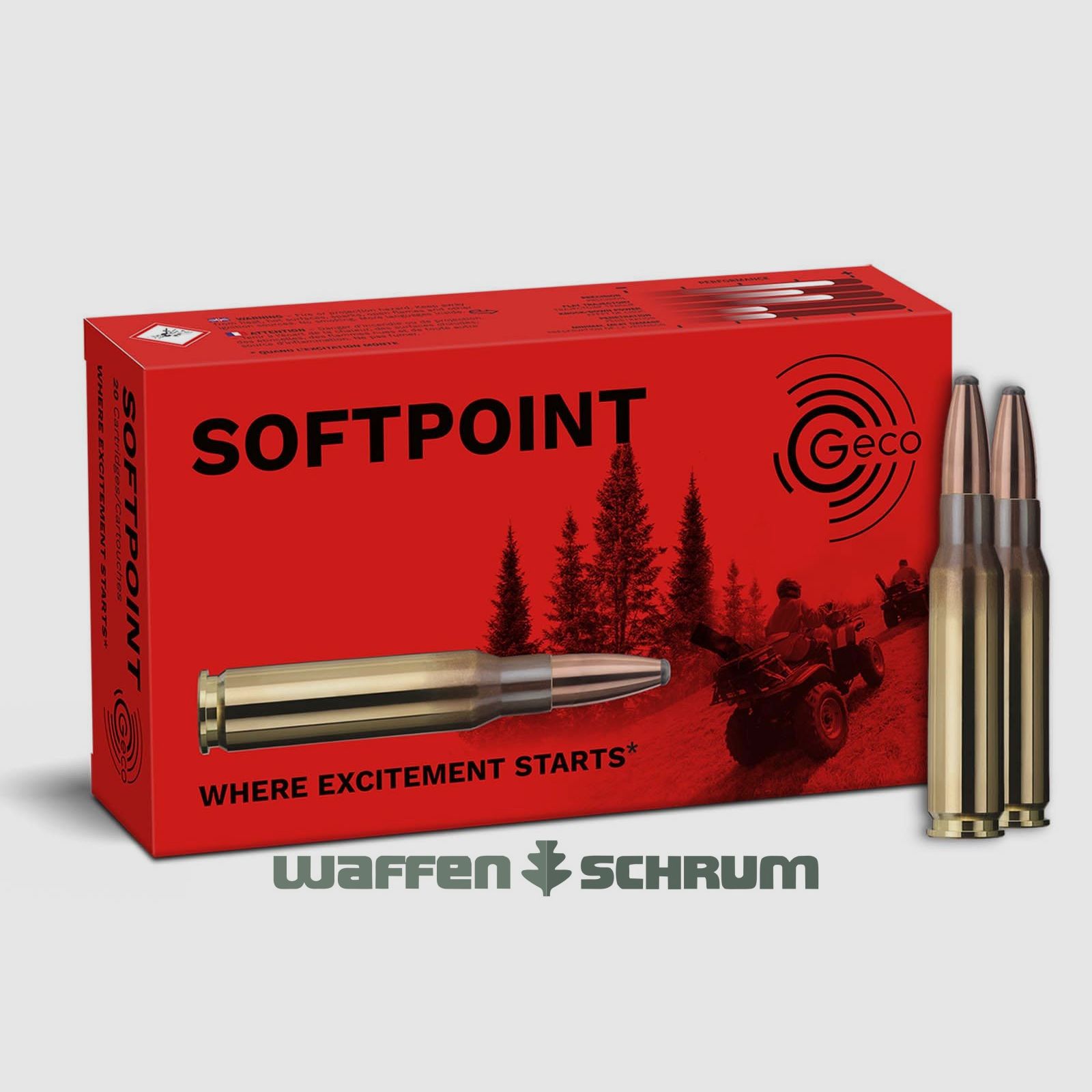 Geco Partial Jacket/SP 11.0g - 170gr .308Win