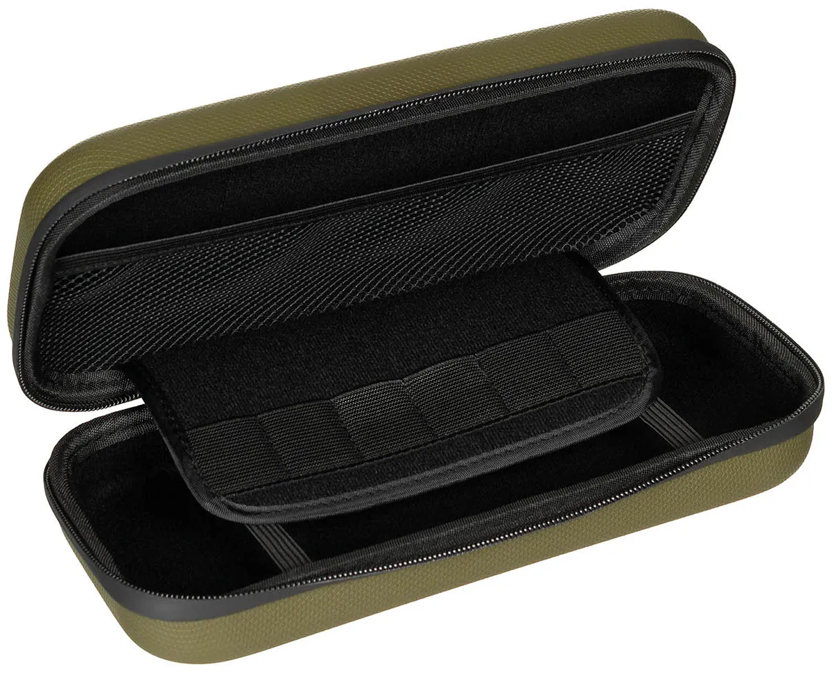 Hard shell bag, large, with Velcro loops, olive, image 3 of 4